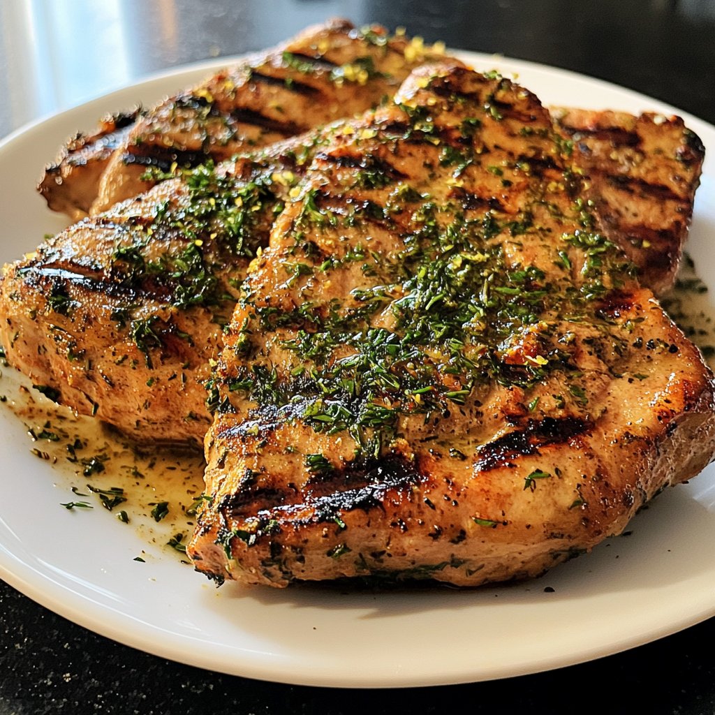 Hähnchenbrust mit Zitronen Kräuter Marinade