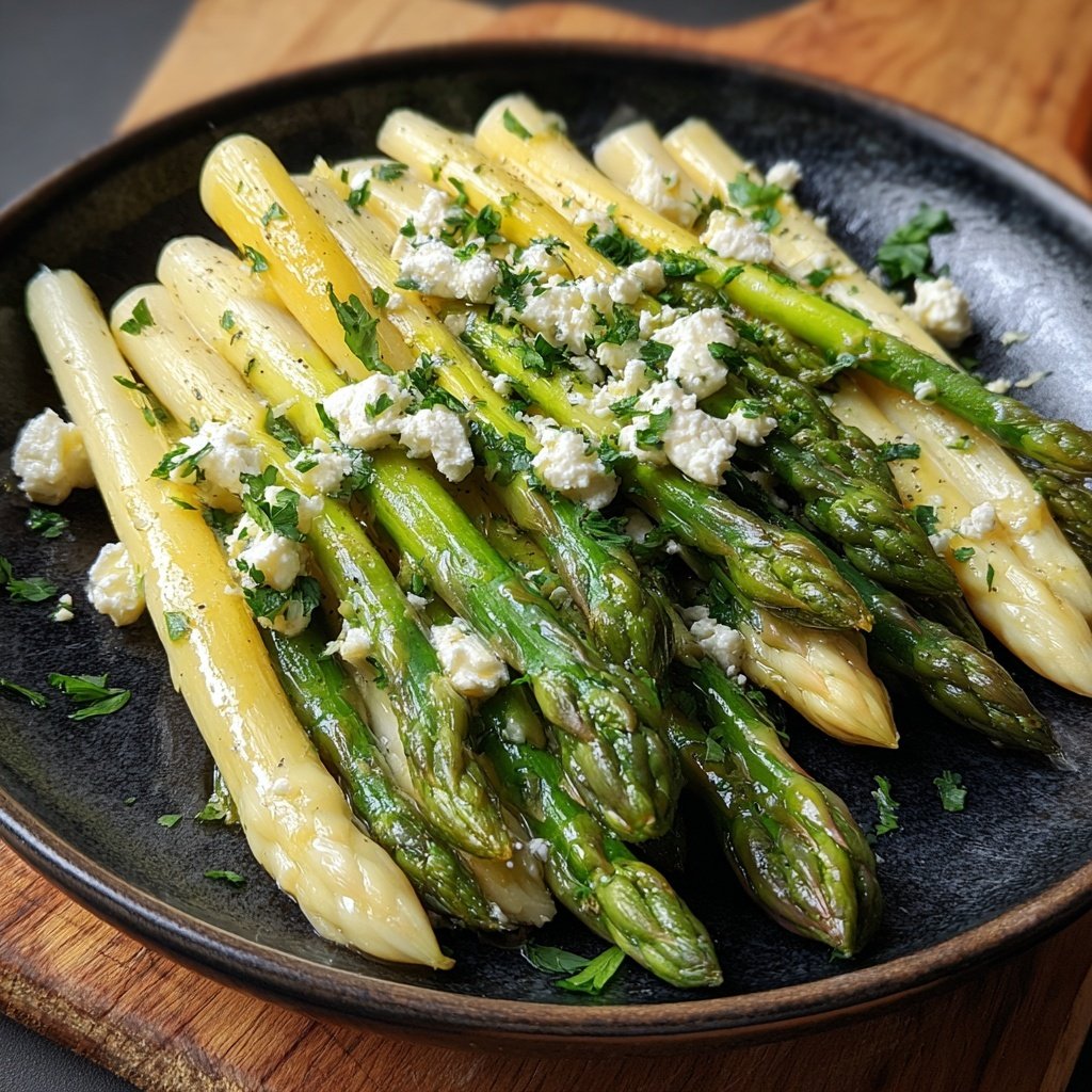Grüner Spargel Mit Feta
