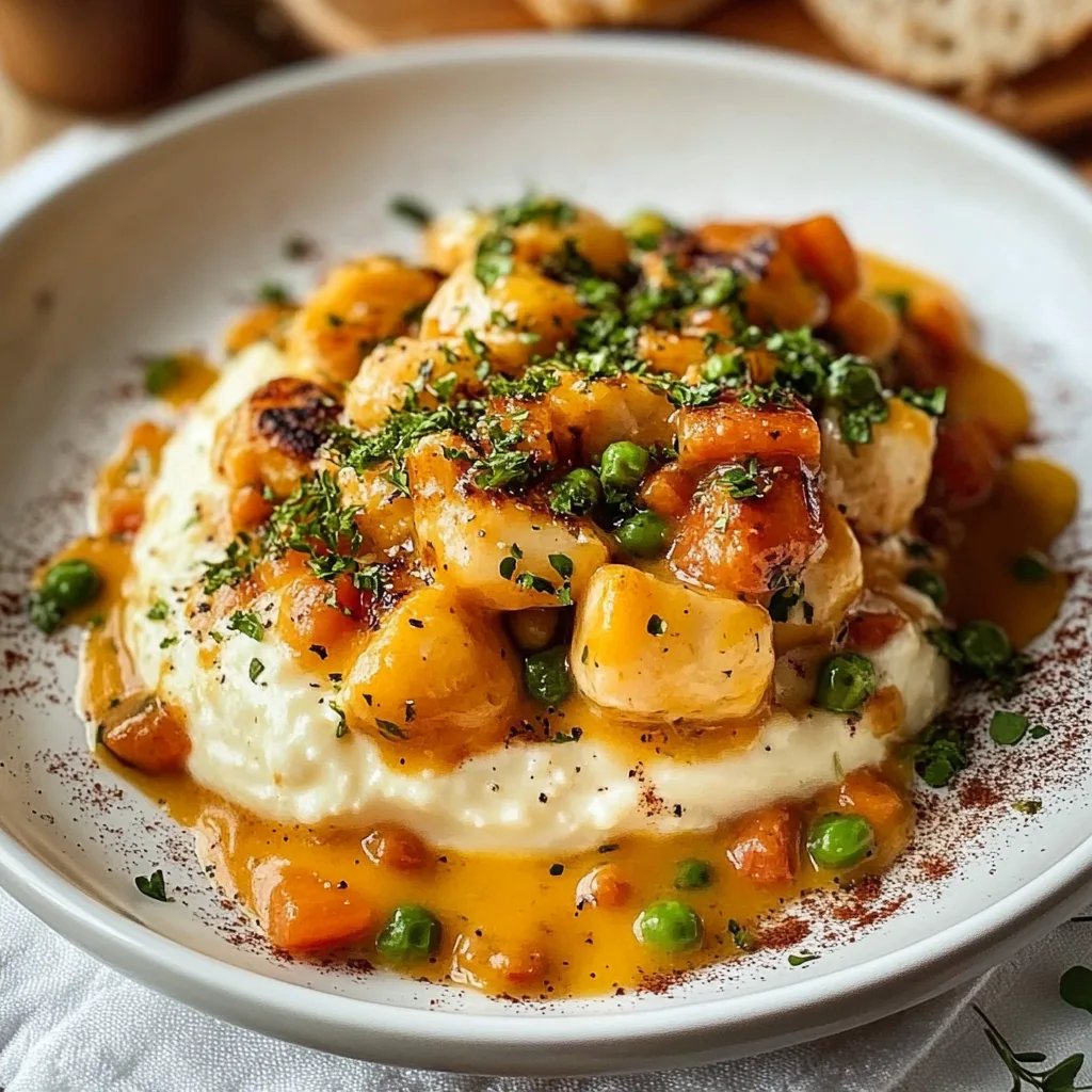 Reis mit Gemüse-Frischkäse-Sauce