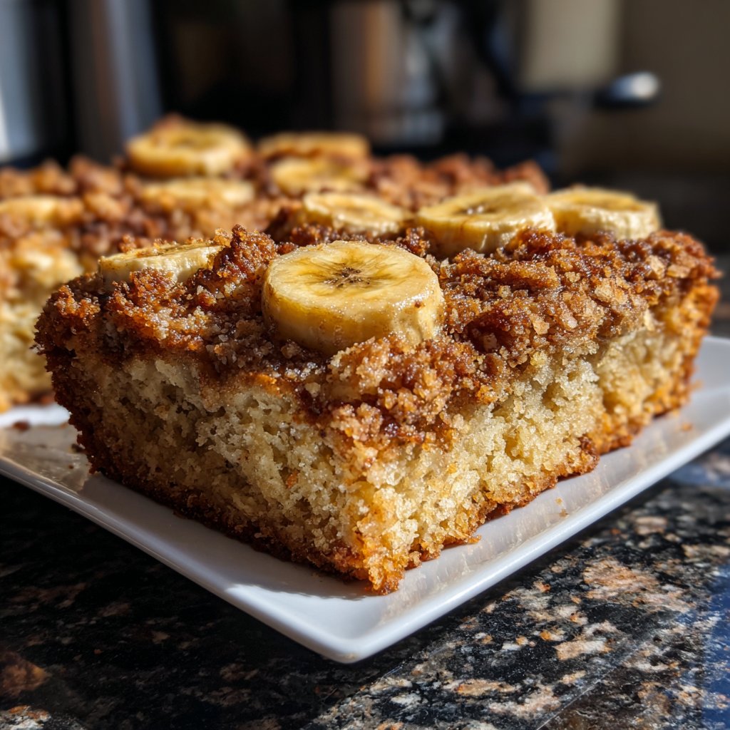 Bananenkuchen mit Zimtstreuseln