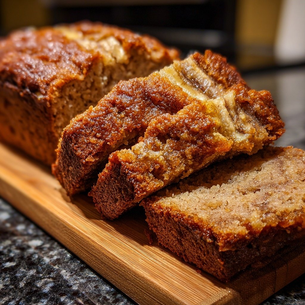 Bananenbrot mit Datteln