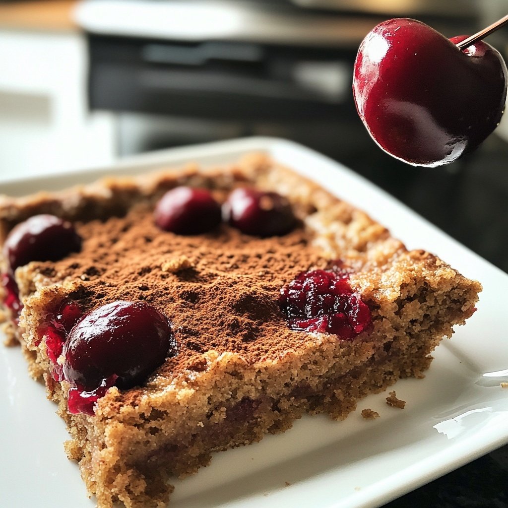 Rote Grütze mit Kirschen