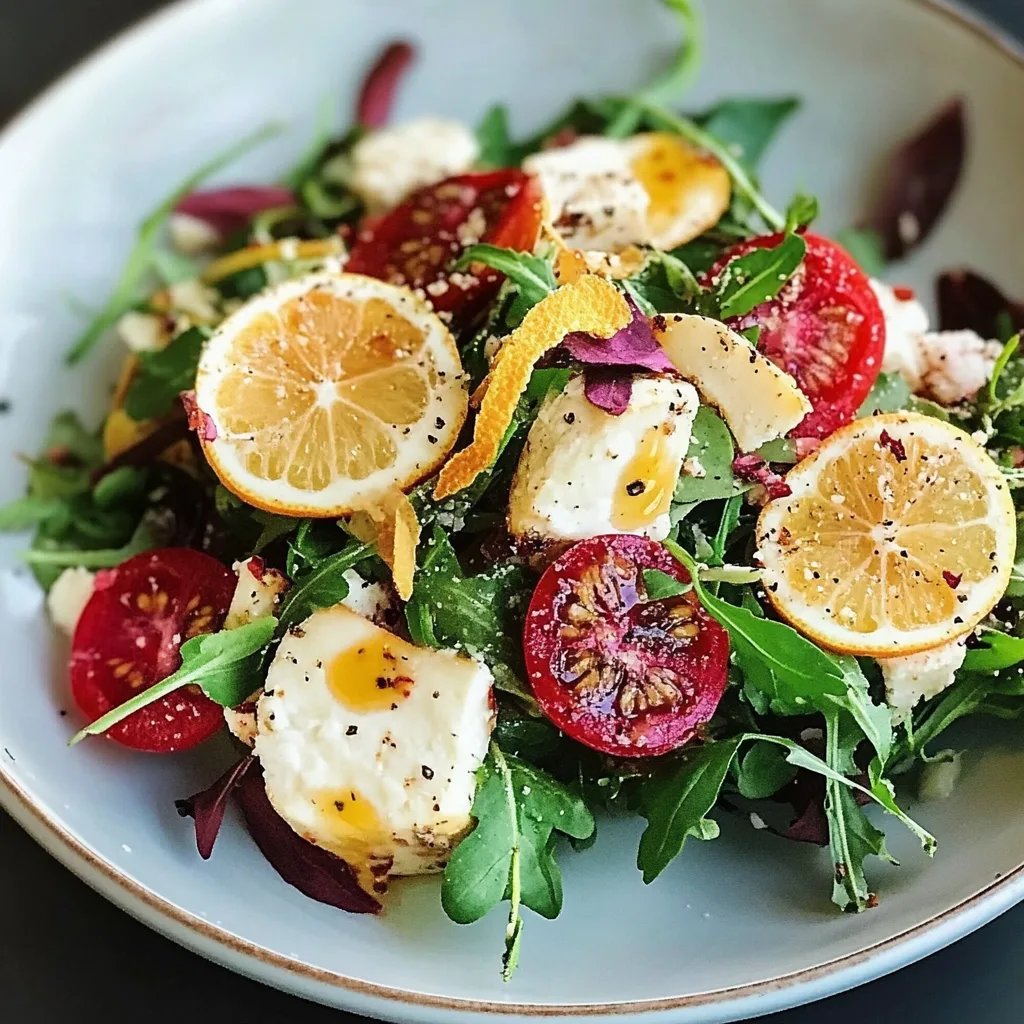 Winterlicher Salat – mit Ziegenkäse & Orangen Vinaigrette