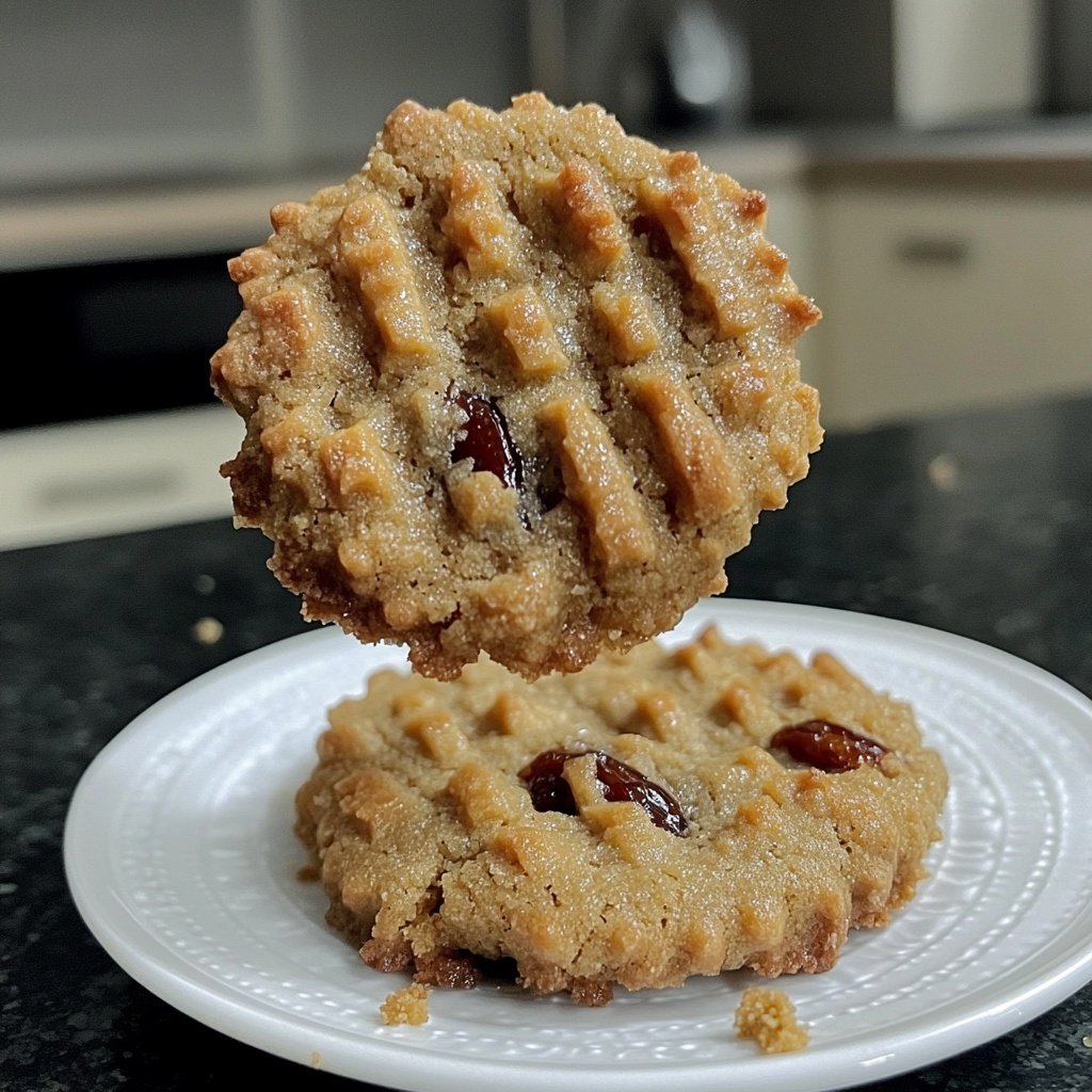 Dattel-Erdnussbutter-Cookies – vegan