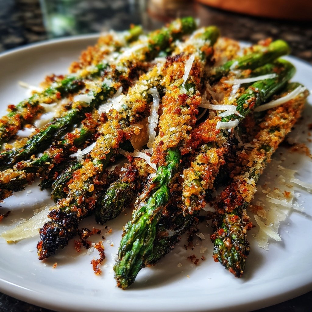Grüner Spargel Mit Parmesan